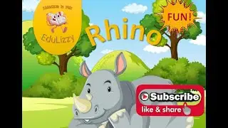 FUN Rhino Facts for kids | Learning videos for kids