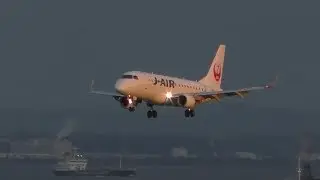 ✈JAL ERJ170 JA212J landing @Haneda Airport rwy34R(WX970M/羽田空港)