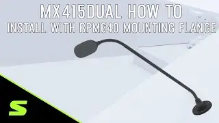 How to Install Shure MX415DUAL with RPM640 Mounting Flange