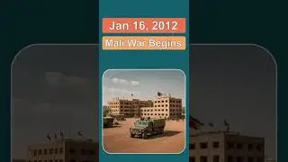 January 16 - Mali War Begins on this day #Shorts