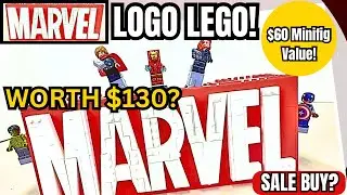 Обзор логотипа LEGO Marvel (76313) &mdash; стоит ли покупать его по полной цене?