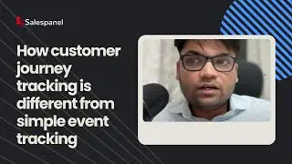 How customer journey tracking is different from simple event tracking.