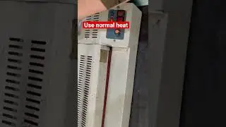 Use normal heat for pvc card