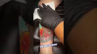 Star Wars tiki inspired R2D2 tattoo! #tattoo #disneytattoo #starwarstattoo #starwars #disney #r2d2