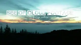 Sea of cloud natural background | No copyright video footage | Commercial free stock video