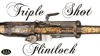 Triple Shot Flintlock Revolving Rifle