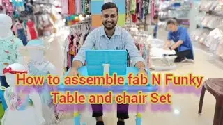 How to assemble fab N Funky table and chair Set @rrkkbhaskarjyotideka #fabnfunky #howtoassemble