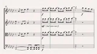 Attention String Quartet Sheet Music Cover Charlie Puth