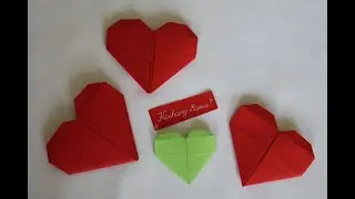 Proste serce origami np. z okazji Dnia Mamy - SOK Susz - Krok po kroku