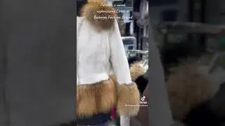 Futerka z norek wykończone lisem od Balanga Fashion Brand.