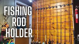 Fishing Rod Holder | Wall or Ceiling Fishing Rod Rack
