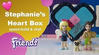 Fun Heart Box for Stephanie - Lego Friends speed build and chat
