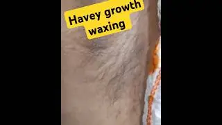 arampit waxing proccess #problem resolved #waxing #skincare #hair growth #havey razer #waxchallenge