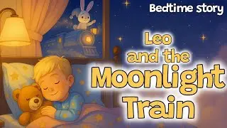 Leo and the Moonlight Train 🚂✨ | Calm Bedtime Story for Toddlers to Fall Asleep Fast
