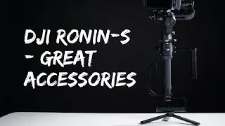 DJI Ronin-S accessories together with the Blackmagic Pocket Cinema Camera 4k