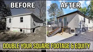How this Colorado Springs Homeowner instantly doubled their square footage and their equity!