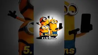 Top 10 Highest Grossing Animated Movies In The World | #short #top10 #movies