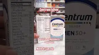 centrum silver multivitamin multiminaral #centrumsilver #centrum #multivitamin