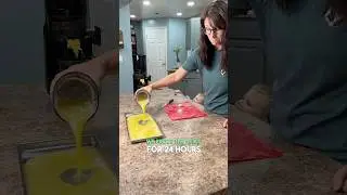 Эксперимент с замороженным ананасовым соком!