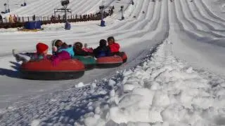 Snow Tubing at Perfect North Slopes