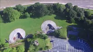 Puckpool Battery Gun Emplacements by drone