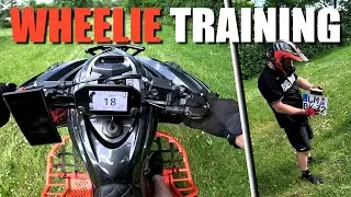 Im Wheelie Training Quad geschrottet! Yamaha Raptor 700R