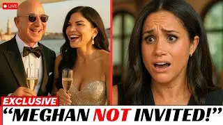 Meghan Markle FURIOUS After Being BANNED From Bezos&rsquo; Wedding!