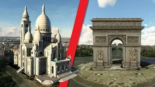 Flying over PARIS (FRANCE) – Microsoft Flight Simulator 2020