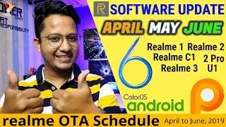 Realme Software Update Schedule For April , May & June 2019 | Android 9 , ColorOS 6 & More | HINDI