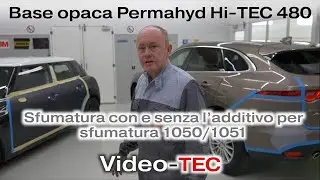 Base opaca Permahyd Hi-TEC 480: Sfumatura con e senza l&rsquo;additivo per sfumatura 1050/1051