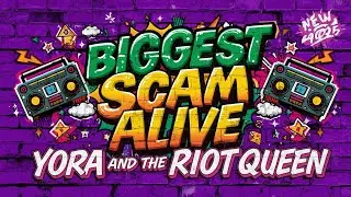 BIGGEST SCAM ALIVE (Official Visualizer) &ndash; Yora and The Riot Queen | Anti-Establishment Rock 2025