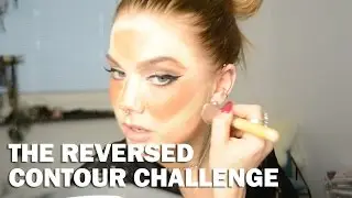The reversed contour challenge (with subs) - Linda Hallberg Makeup Tutorials