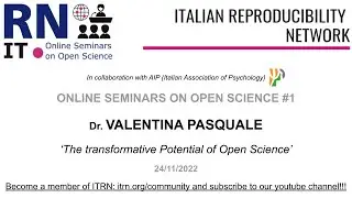 Valentina Pasquale - The Transformative Potential of Open Science