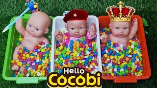 COCO BIC Colorful Stones ASMR 💎 Satisfying Toy Play | No Talking