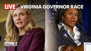LIVE: Virginia governor race events | Abigail Spanberger and Winsome Earle-Sears
