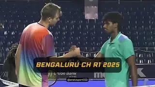 Bengaluru Challenger 2025 R1: Manas Dhamne [WC] vs. Petr Bar Biryukov [Q] Extended Highlights