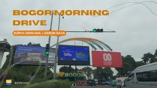 Driving Through Bogor at Golden Hour &ndash; Botani Square to Bogor Botanical Garden via Surya Kencana