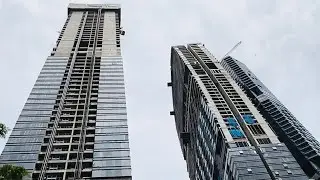 [4K Walk] 8 Conlay | Tallest Twin-tower Condominium Project Reportedly Suspended (Malaysia)