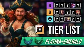 TIER LIST AD CARRY| 🏆PLATINUM + EMERALD🏆 SEASON 2025