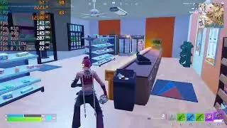 RX 590  +  Xeon E5-1660 V4  -  Fortnite ( C7S1 )  -  1080p   Performance Mode  High  Settings
