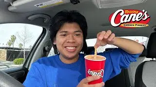 I Got a BIG Cup of Raising Cane's Sauce for the First Time