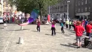 MIW and Psalm Drummers in Grassmarket Edinburgh