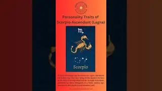 Personality traits of Scorpio Ascendant