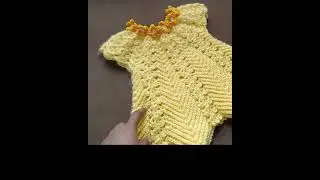 Baby dress crochet #crochetbabydress #crosiakadesign #attractiveloops #viralvideos