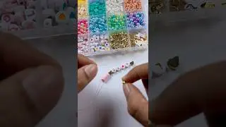 DIY Alphabet Beads Bracelet ❤️ | DIY LOVE Word Bracelet #Tutorial #bracelet #shorts #diy #craft