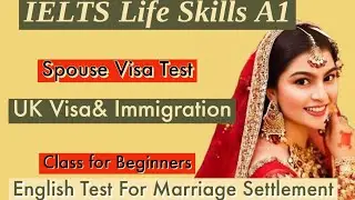 Life Skills A1 IELTS UKVI Spouse Visa Test||Speaking & Listening|| Recent Topics Full Mock Test 2023