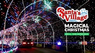 Santa's Village Magical Christmas Drive Thru Experience | Incredible Musical Light Show & More!