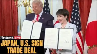LIVE: US President Donald Trump and New Japan PM Takaichi Sign Trade and Rare Earths Deals | N18G