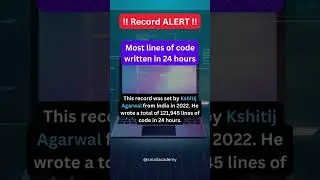 Unique Programming Record  - part 1