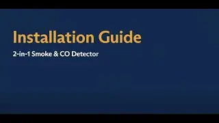 Install-Smoke and CO Detector